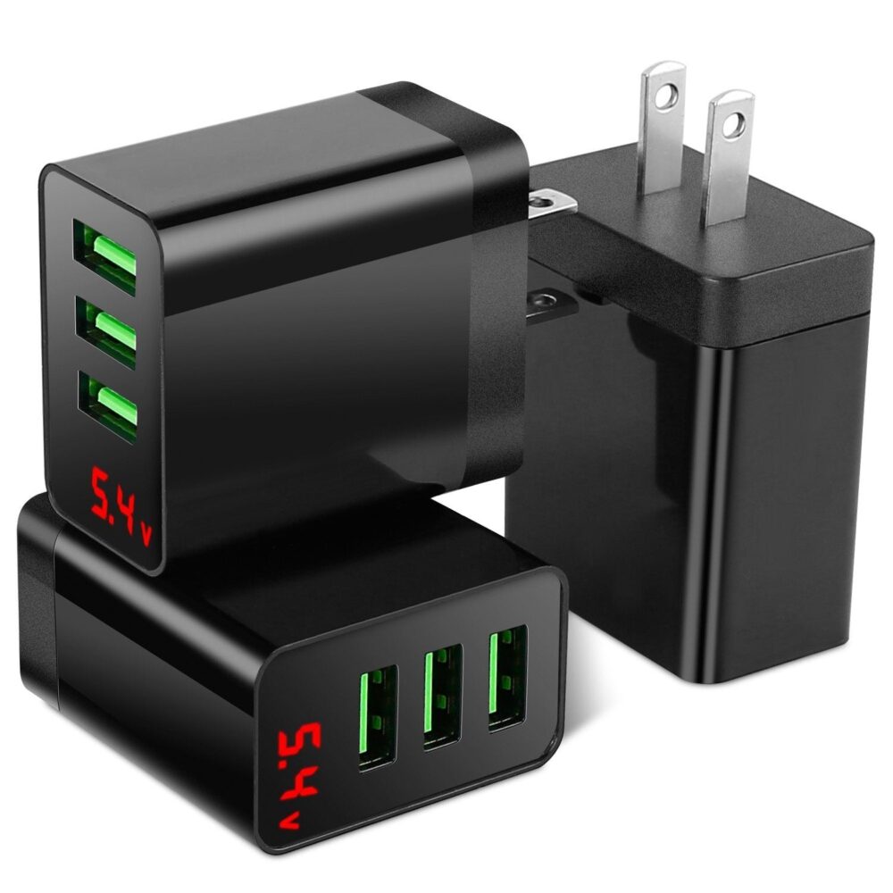 3-Pack: 3-Port USB Wall Charger - Image 4