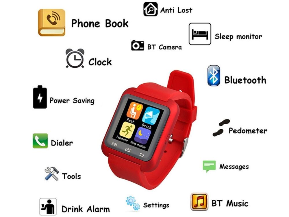 Bluetooth Smart Watch with Phone Pairing, Pedometer, Sleep Monitoring, etc. - Image 8