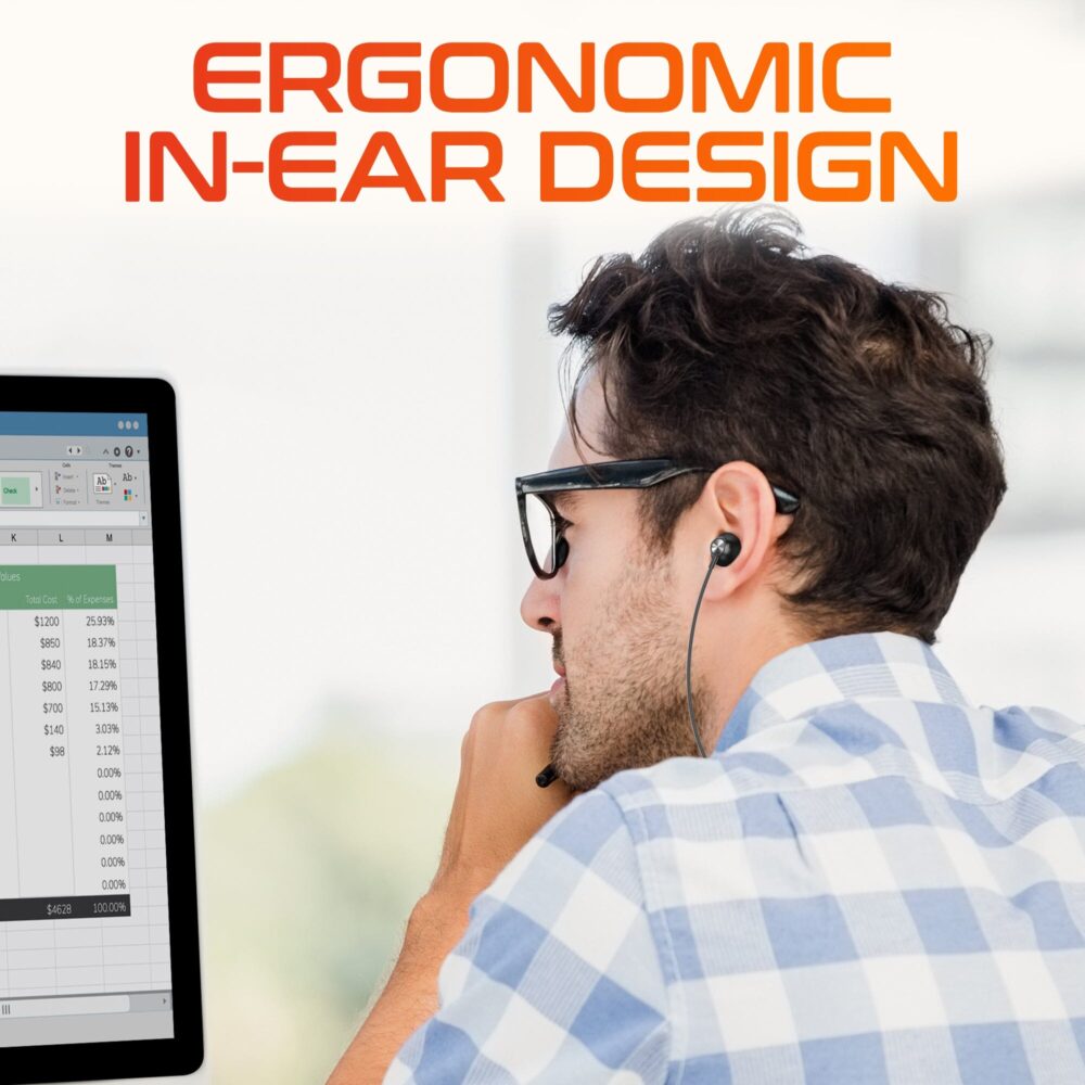 Delton 15EC Computer Earbuds with Microphone - Image 2