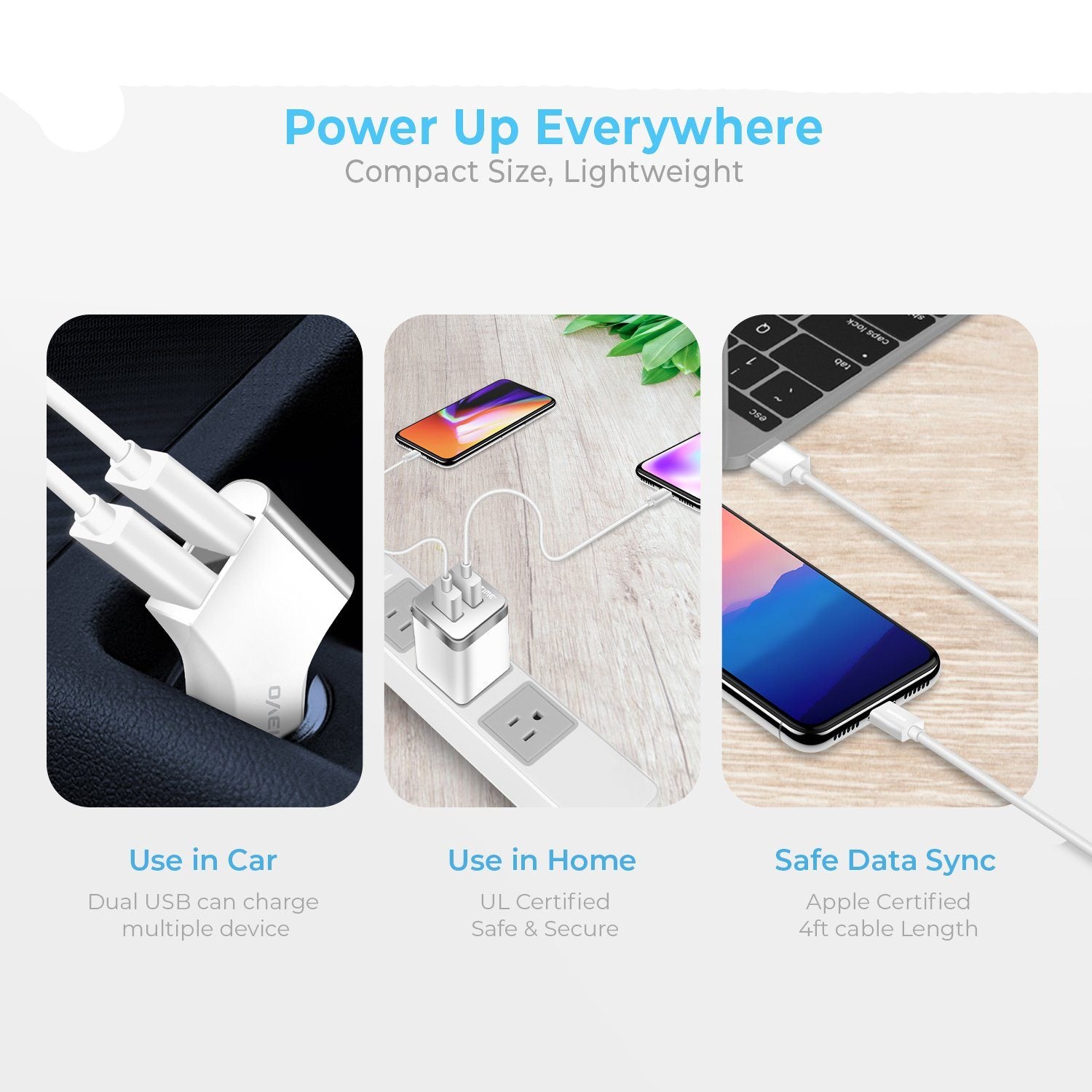 Overtime Dual iPhone Car Charger Set - Image 4